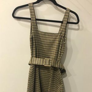 Plaid dress, wool?